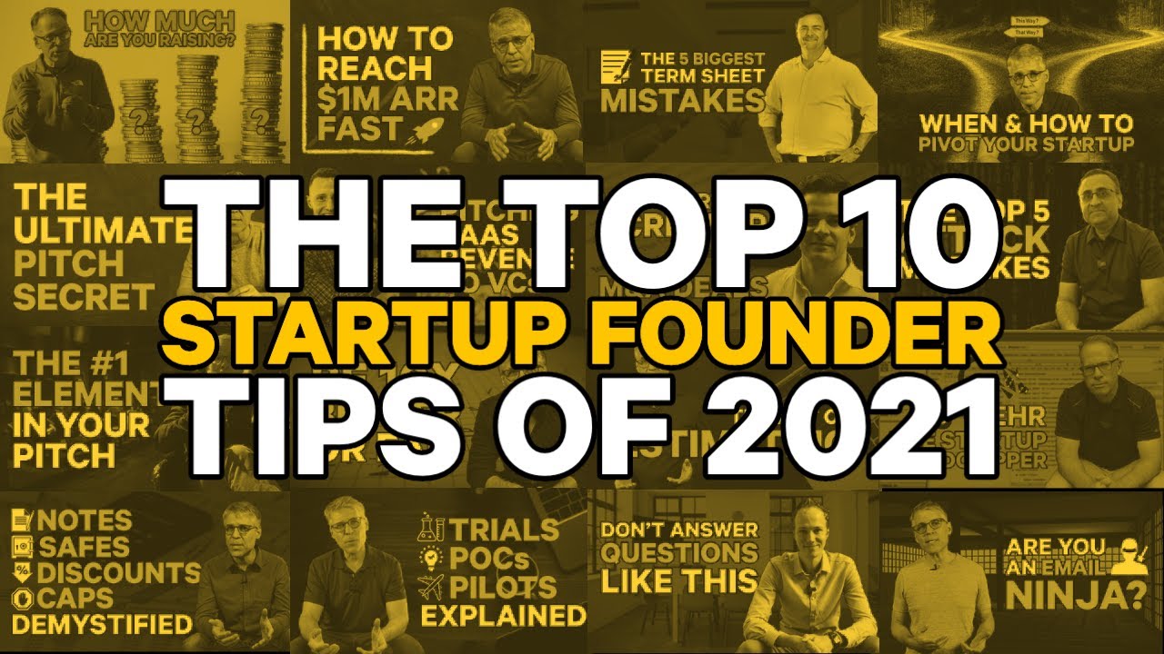 Top 10 Startup Founder Tips for 2022 | #DreamitDose Highlights