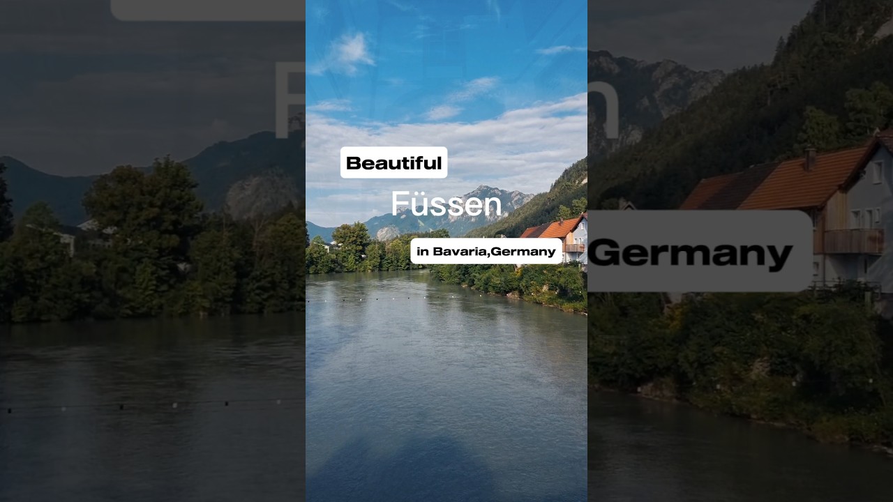 Beautiful F&uuml;ssen in Bavaria, Germany #bavaria #f&uuml;ssen #germany #deutschland #bayern