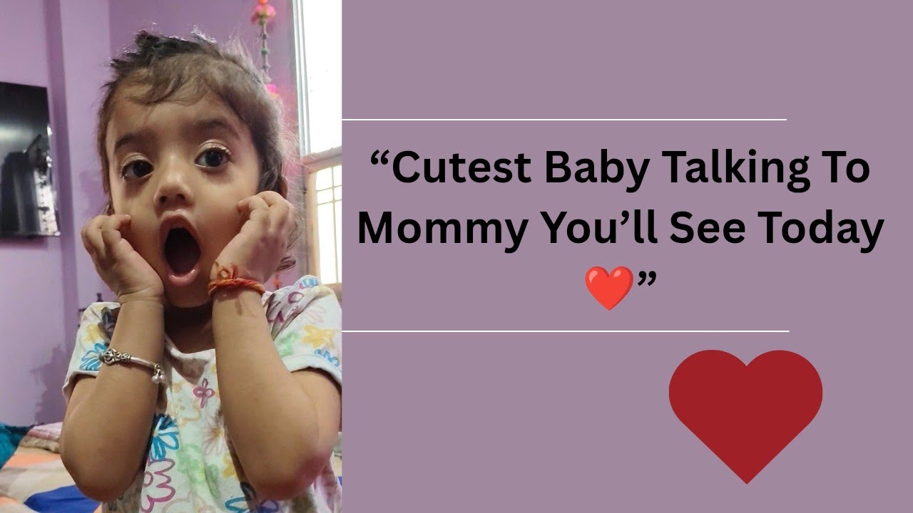 “My Baby’s Sweet Conversation With Mommy ❤️ | Cutest Baby Talking Moments” #cutebaby 