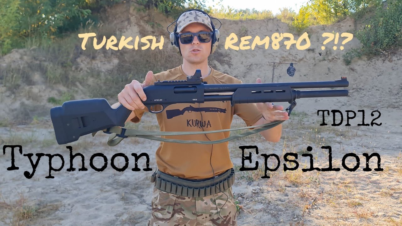 Помпа Typhoon Epsilon, обзор и стрельба. Typhoon Epsilon pump, review and shooting.