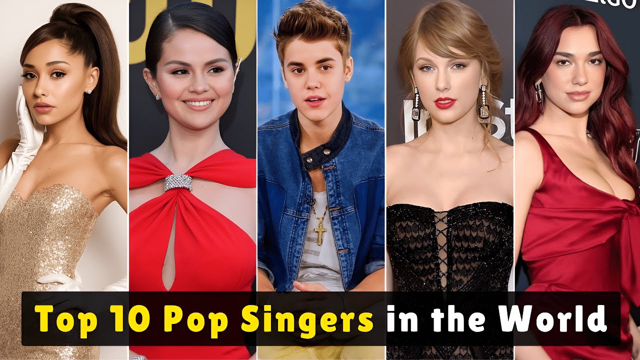 Top 10 Pop Singers in the World 2025 | Most Popular Pop Stars Ranked