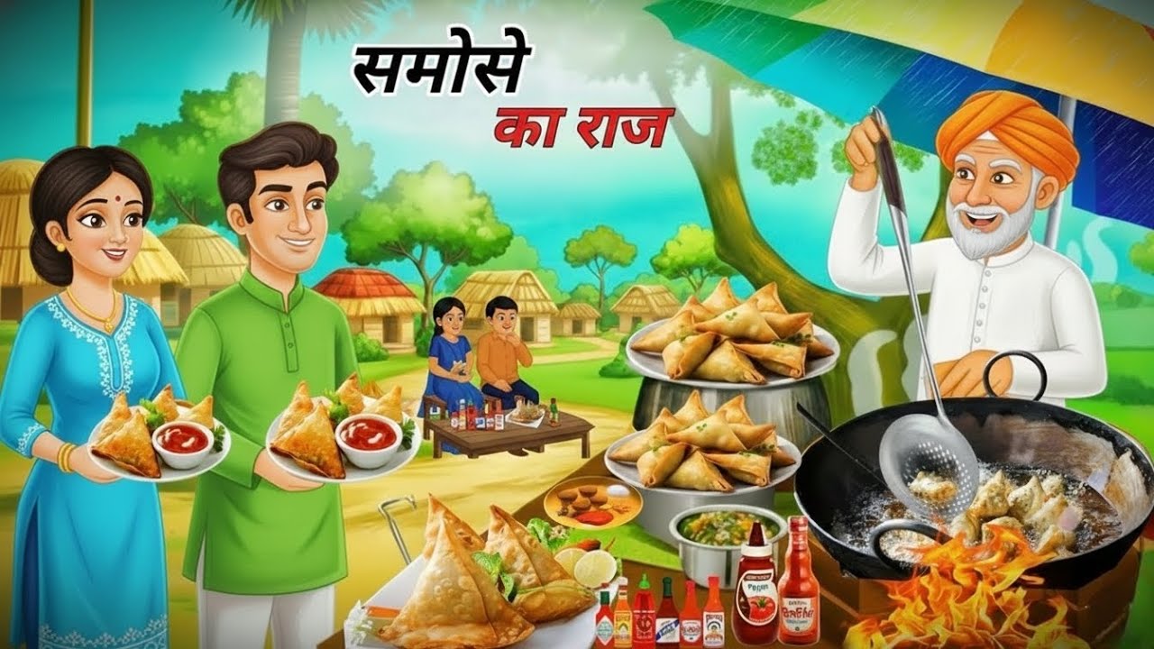 समोसे का राज। Moral story in Hindi। SAMOSE KA RAJ। #bestmoralstories #dreamtoon 