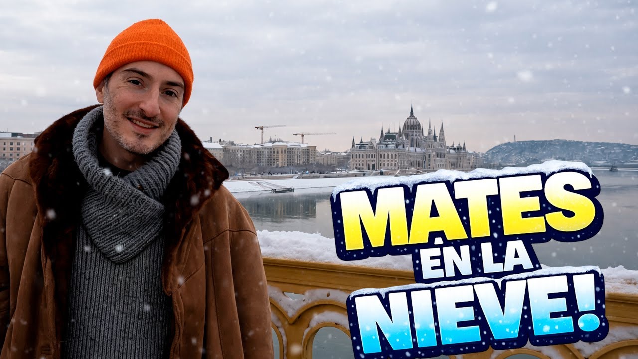 Mates🧉  entre la nieve de Budapest | Paisajes increíbles del Danubio