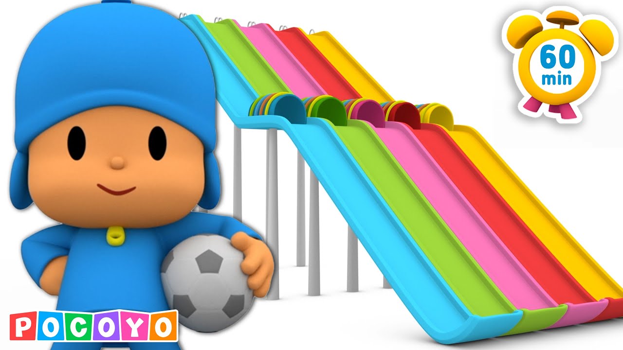 🛝 ¡Pocoyó se desliza y cuenta números! Aprender y contar | Pocoyo 🇪🇸 Español | Dibujos Animados