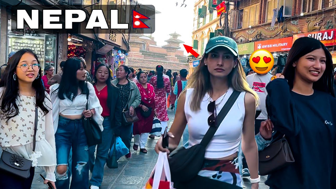NEPAL🇳🇵: UNBELIEVABLE! Lifestyle of Nepali People in CRAZY Market During Festival 2025😍Walking Tour