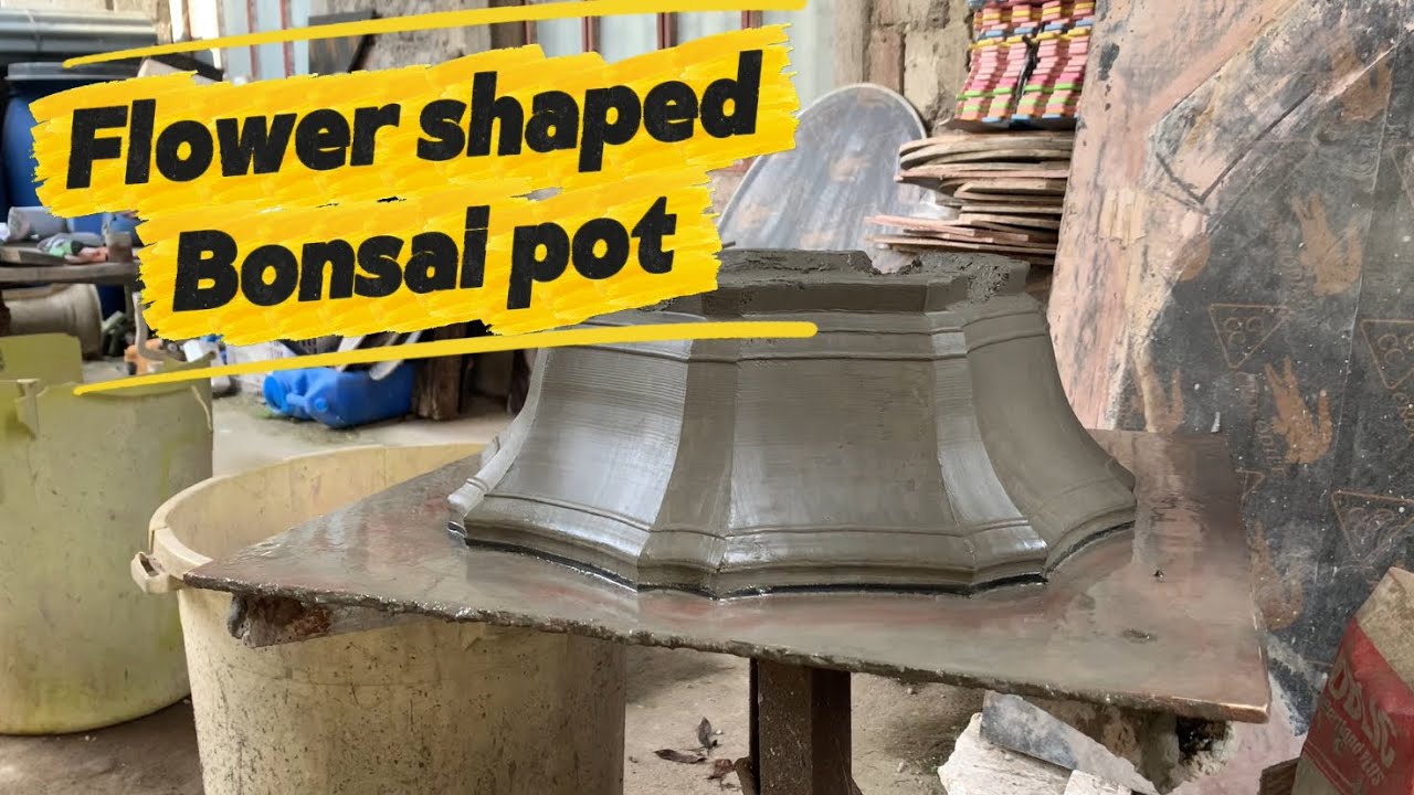 Making a flower shaped Bonsai pot