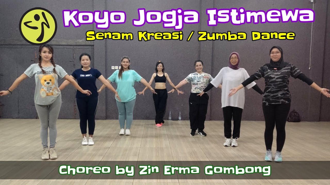 Koyo Jogja Istimewa Senam Kreasi - Zumba Dance - Tik Tok Viral - Choreo by Zin Erma Gombong