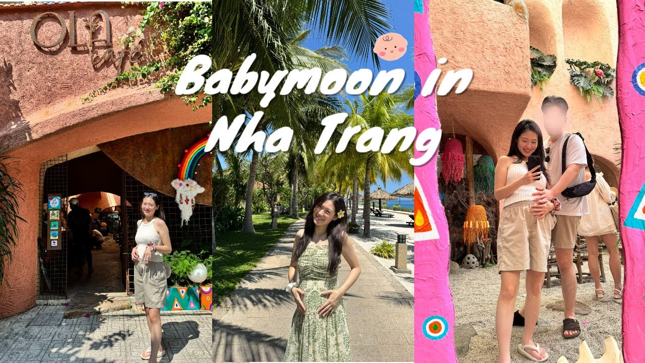 [vlog #6] 🇻🇳나트랑으로 떠난 태교여행👼🏻ㅣ먹고 놀고 쉬고ㅣ아미아나 리조트🌴ㅣ23주차 임산부🤰🏻