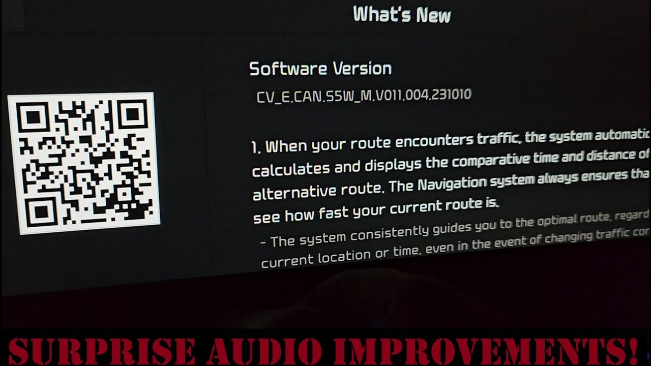 Kia EV6 - October 2023 Software Update