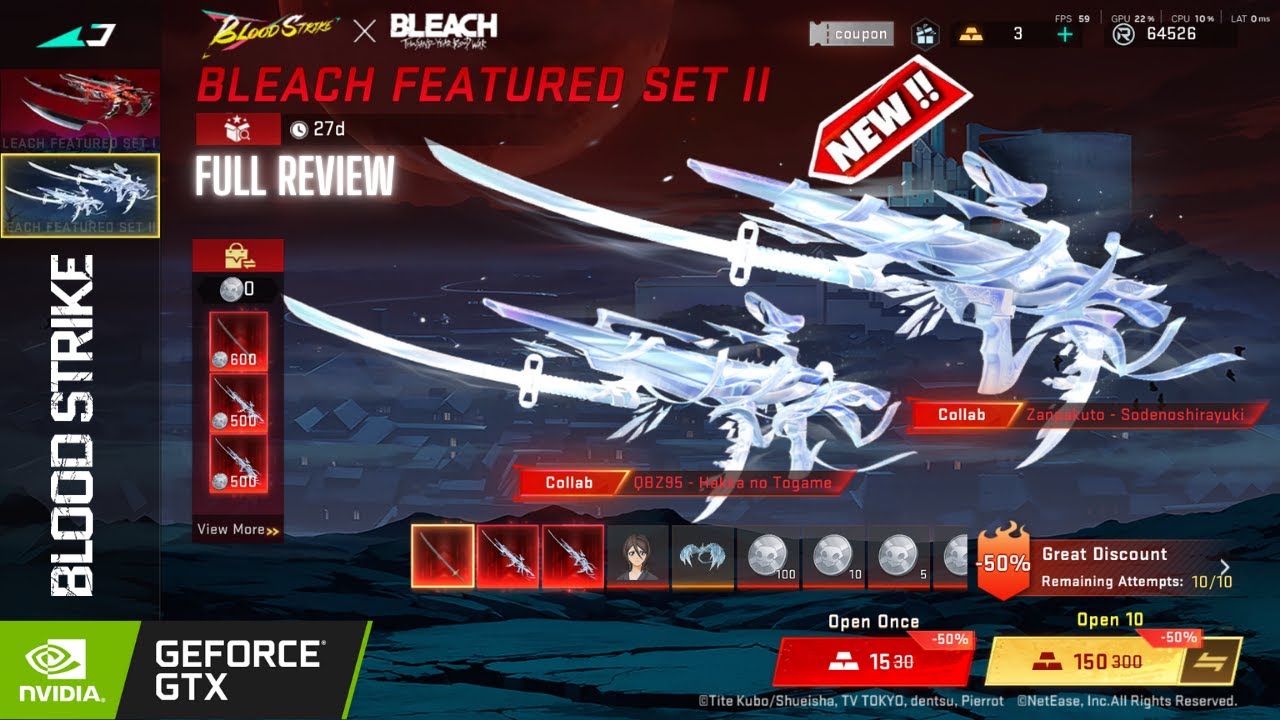 BLOOD STRIKE BLEACH FEATURED SET 2 FULL REVIEW
