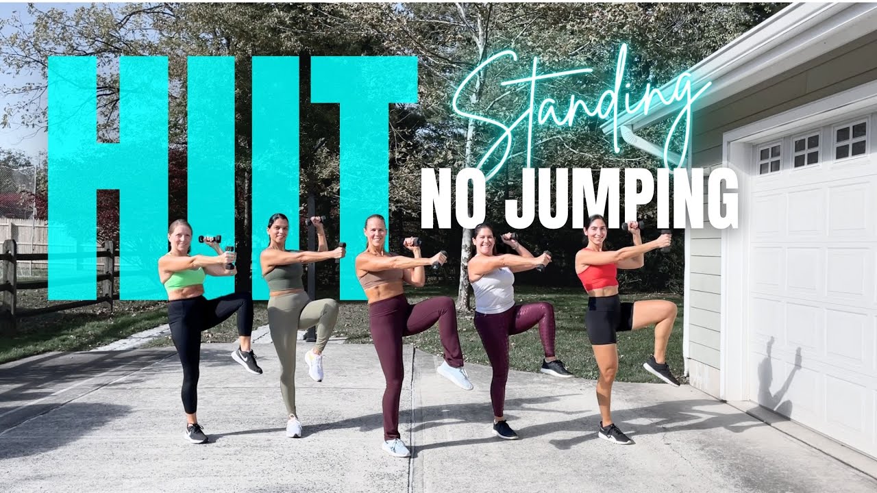 40 MIN Standing Full Body HIIT Workout | Compound Strength & Cardio | NO REPEAT
