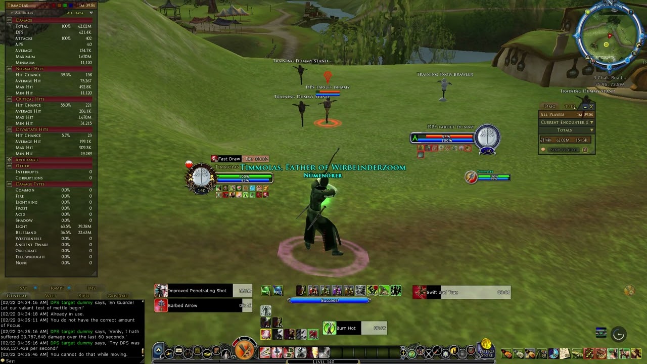 LOTRO Hunter 🔴 619k DPS Parse