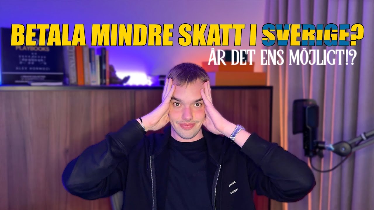 Går det ens betala mindre skatt i Sverige som företagare?!