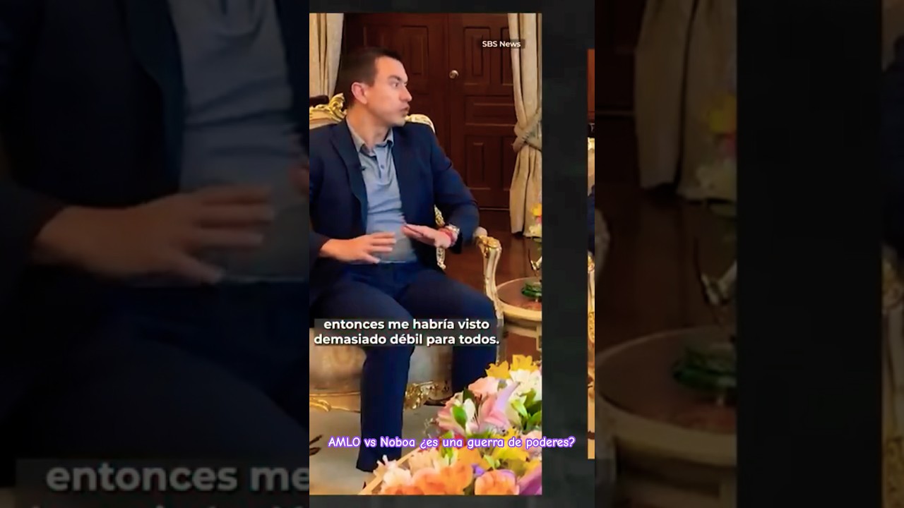 AMLO vs Noboa &iquest;Qui&eacute;n luce mas d&eacute;bil? #shorts #mexico #ecuador