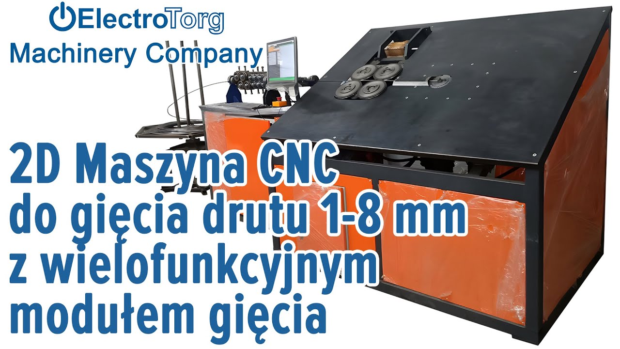 Maszyna CNC do gięcia drutu o grubości 1-8 mm z wielofunkcyjnym modułem gięcia ElectroTorg