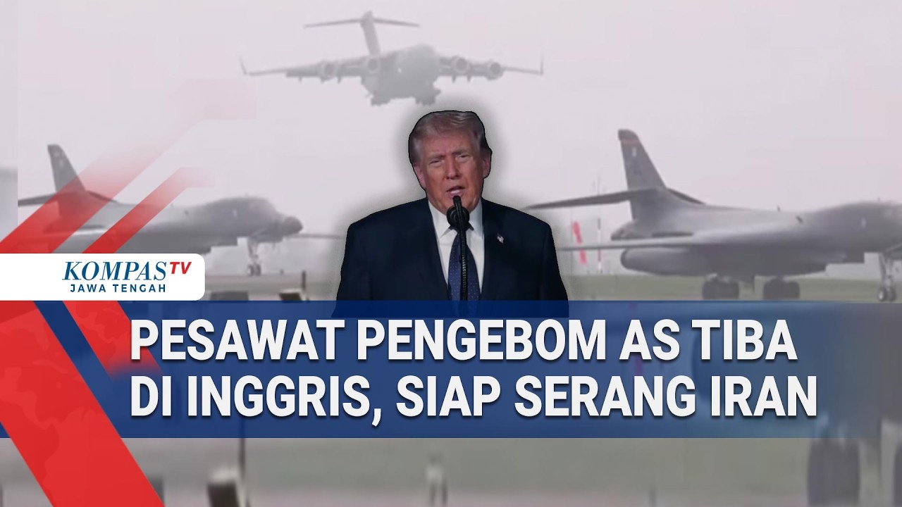 Memanas! Pesawat Pengebom Terbesar AS Tiba di Inggris, Siap Serang Iran