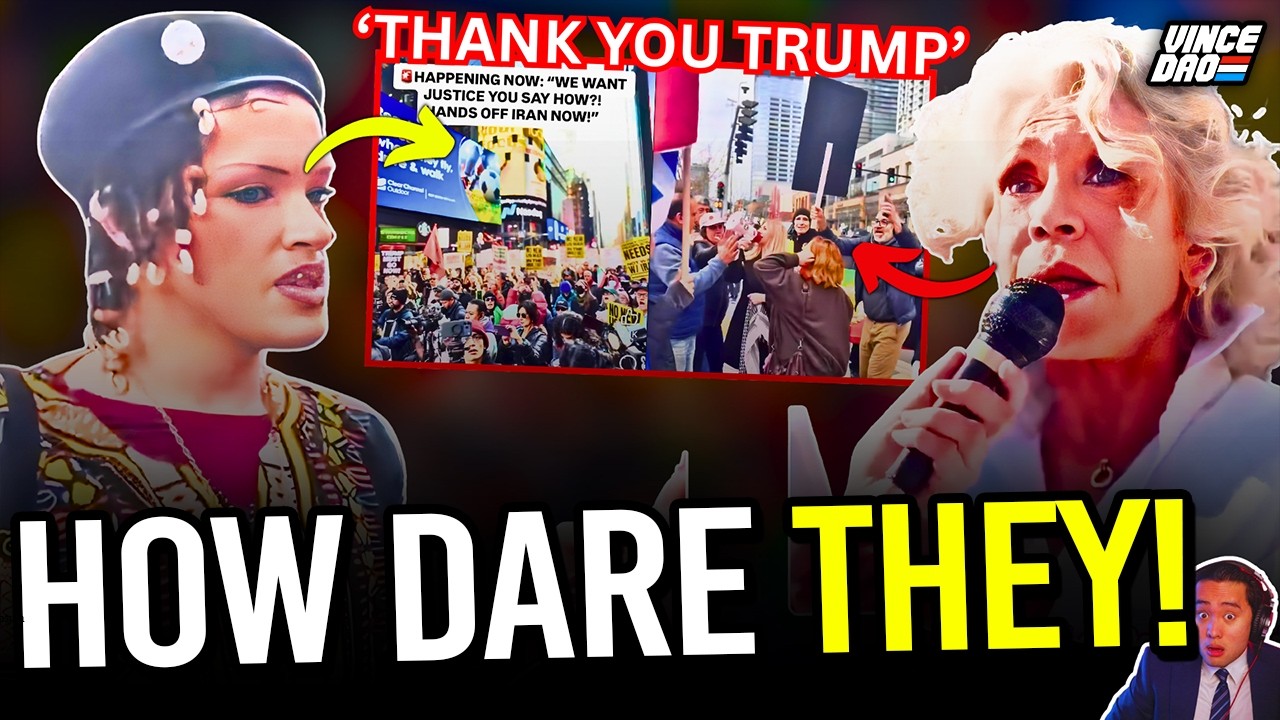 Leftist Protestors FUME at Iranians Celebrating Trump Ayatollah Strike Amid Hilarious Reality Check