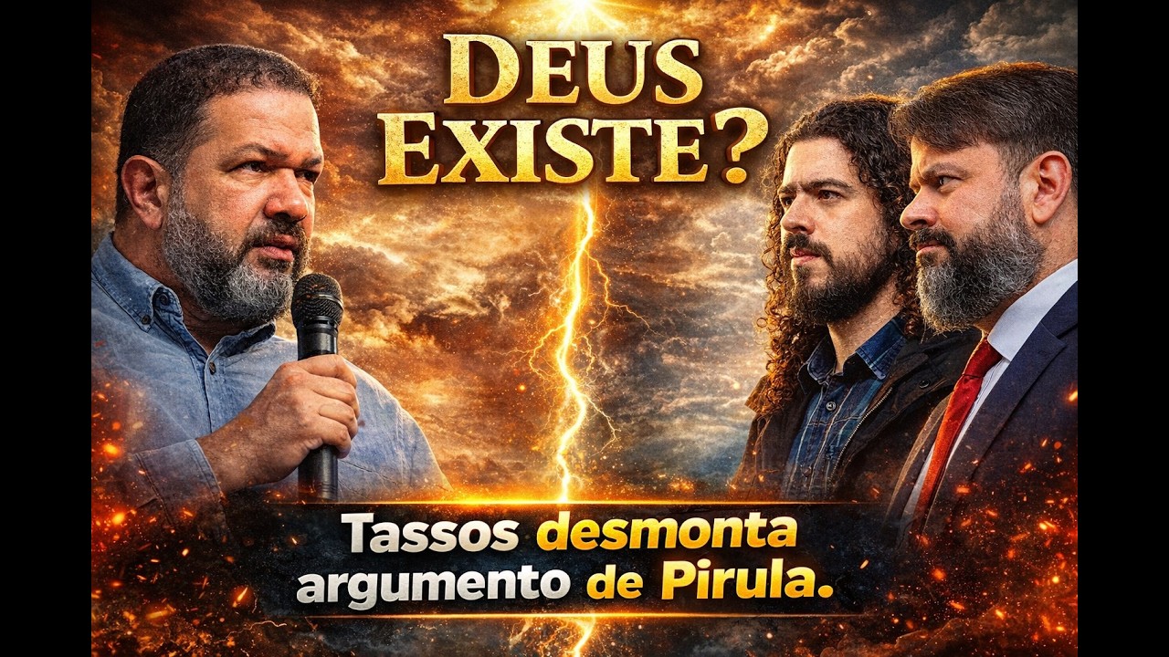 DEUS EXISTE? TASSOS LYCURGO DESMONTA ARGUMENTO DE PIRULA!!! Pastor SEZAR CAVALCANTE