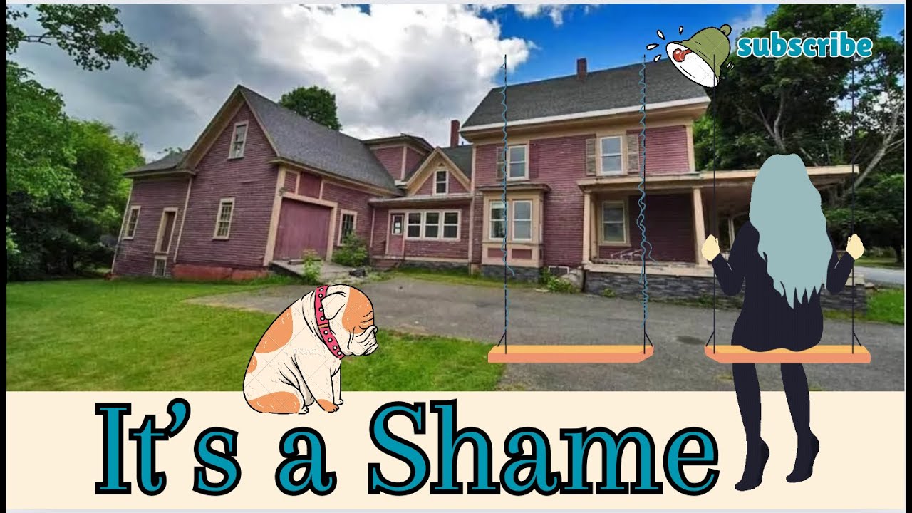 It's a Shame. $69k House in Maine w.1.8 acres. Reclaim 😳