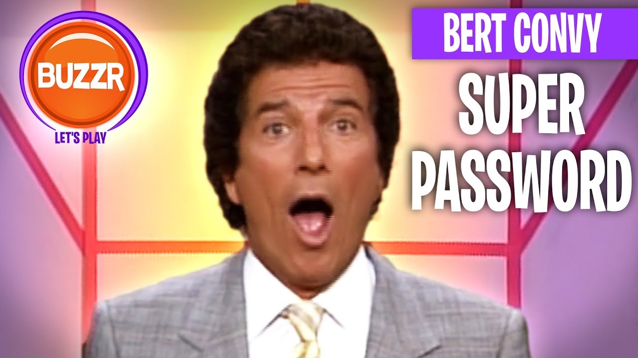 Super Password - PUPPY PARTY PARADE for Bert Convy BIRTHDAY! | BUZZR