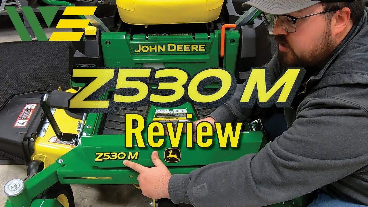 Обзор и осмотр газонокосилки John Deere Z530M Zero Turn 2022 года