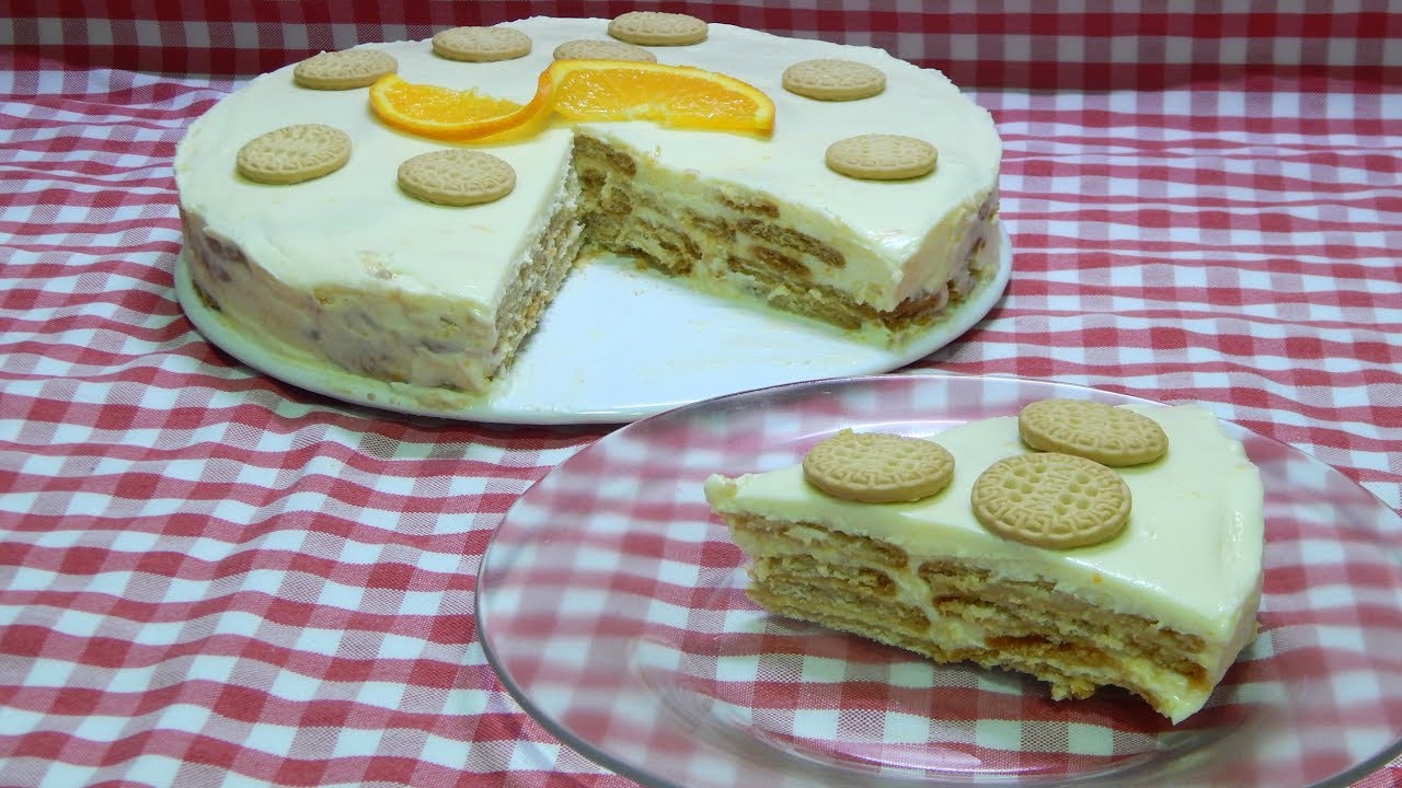 Pastel fácil de naranja y leche condensada sin gelatina ni horno