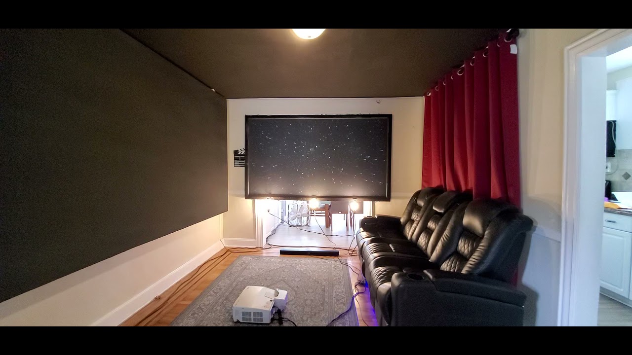 Question can a white or grey screen match this (  Exact ) demonstration?  Star field only!