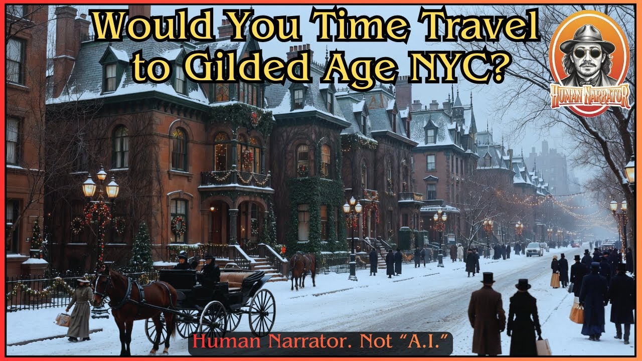Вы бы совершили путешествие во времени в Нью-Йорк эпохи «позолоченного века» во время Рождества?