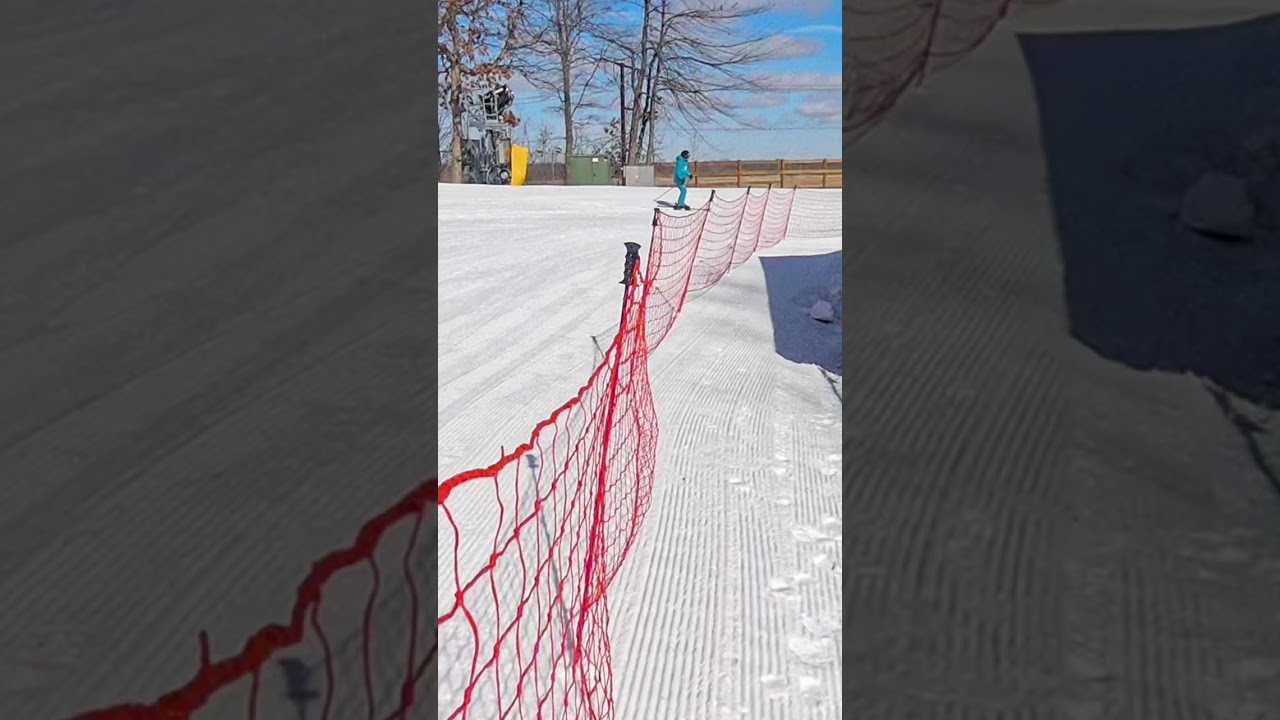 My 2 favorite black diamond runs: PW and Cindy Pop at Cascade Mountain ski resort, learning Carving