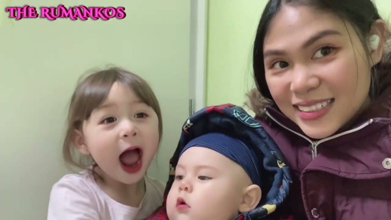 BABY’S FIRST SNOW ( Picking up Big Sister from School )