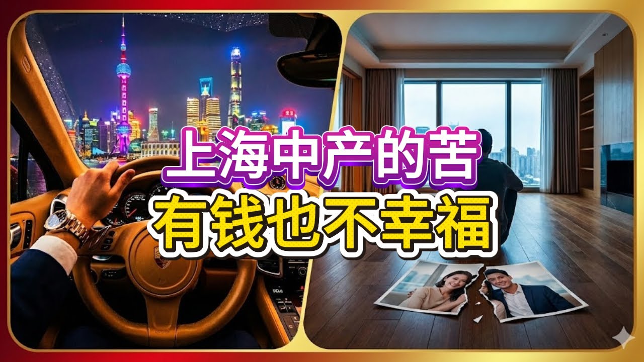 😮悲惨的上海年轻人现状，为结婚拼命干到高收入，但发现根本不幸福！其实年薪30万才是最完美的中产｜生存压力｜结构失衡｜代际断裂｜情感止损｜结构陷阱｜中产幻觉