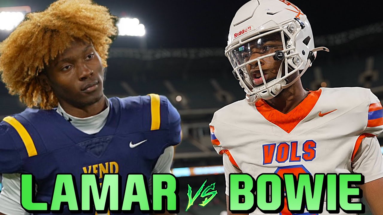 Texas High School Football | Arlington Lamar vs Arlington Bowie | District Showdown | TXHSFB 