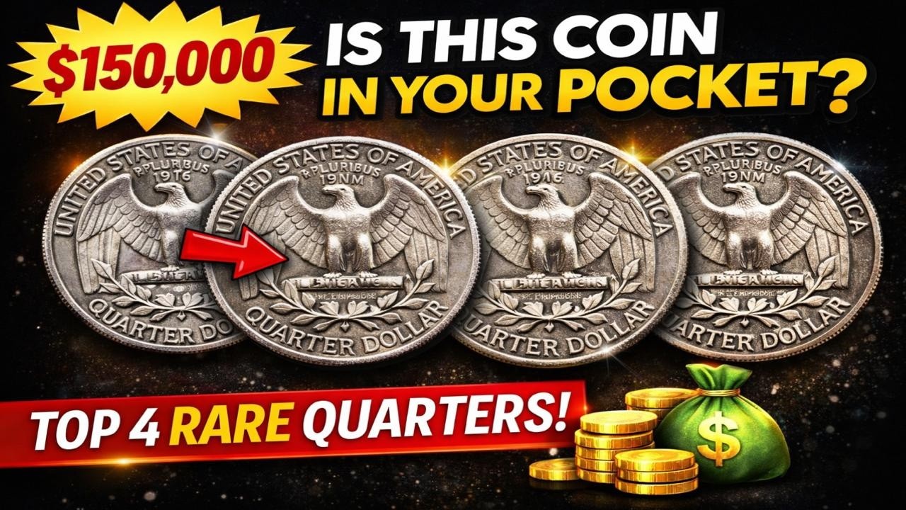 Top 4 Rare Washington Quarter Coins Worth Thousands 💰 Check Your Pocket Now!