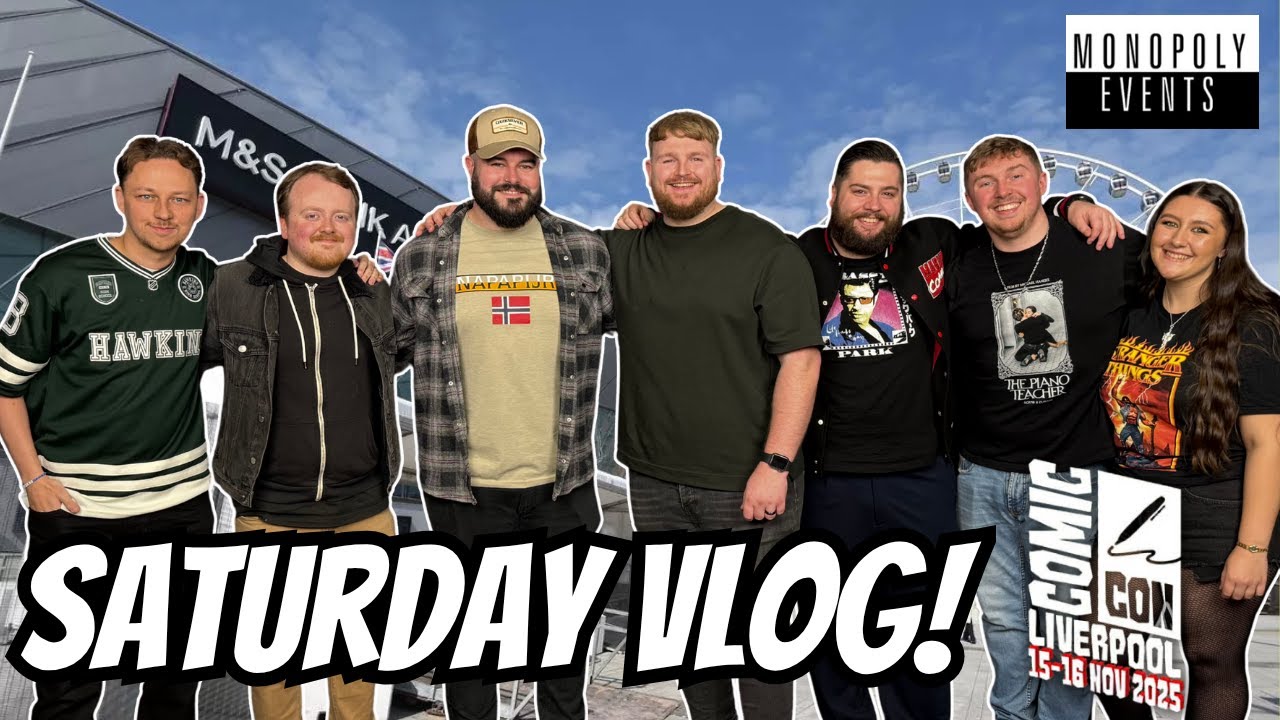 Comic Con LIVERPOOL 2025 Vlog | Saturday 15th November