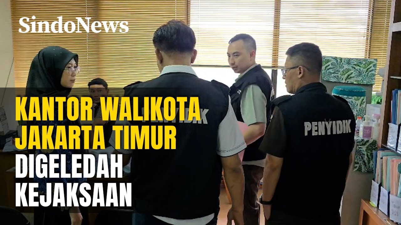 Kantor Walikota Jakarta Timur Digeruduk Jaksa, Skandal Mesin Jahit Rp 9 M Terkuak | Sindo Trending