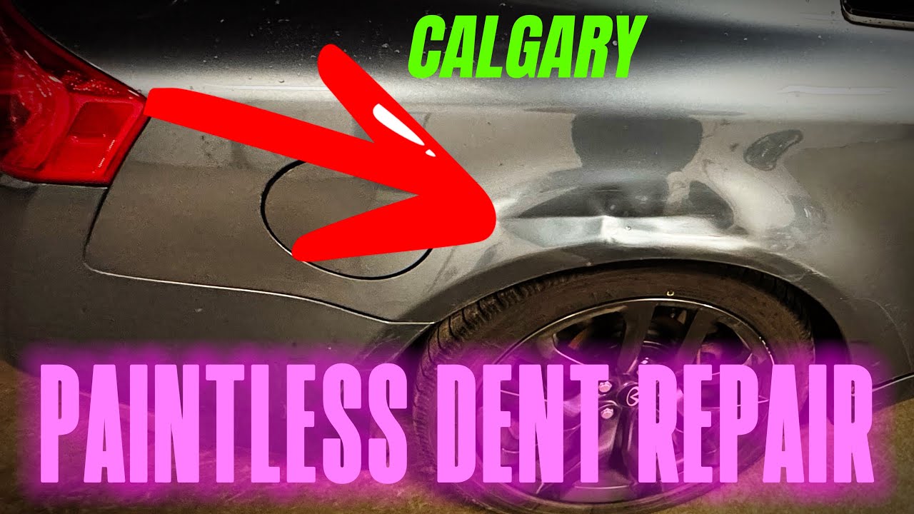Paintless Dent Repair on quarter panel | #paintlessdentrepair #dentrepair #pdr 