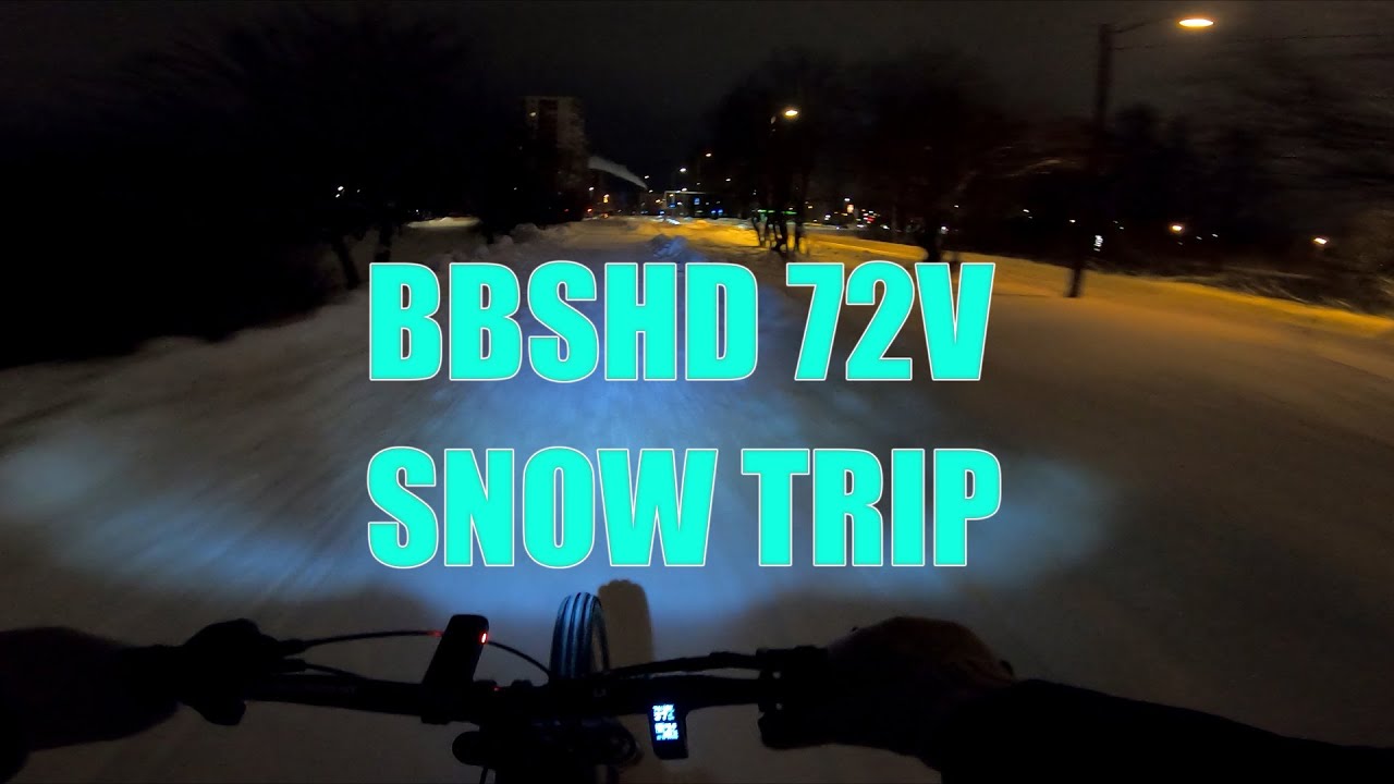 Snow Run / 72V BBSHD & HV ASI Bac 855 & Eggrider v2