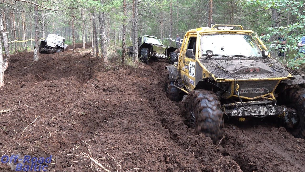 4x4 Vehicles in Off road race, ET 2, Ridala off road 2020
