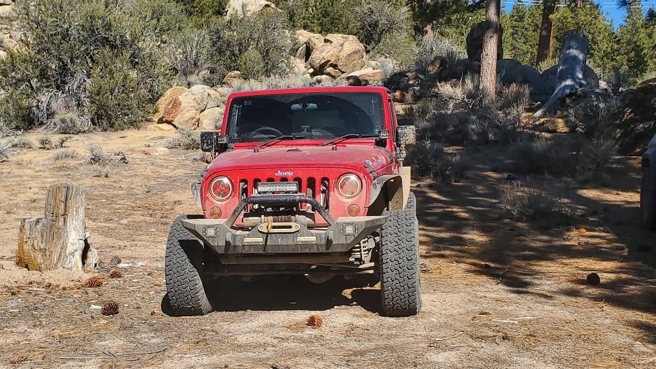 RHD JK JEEP IN BIG BEAR 
