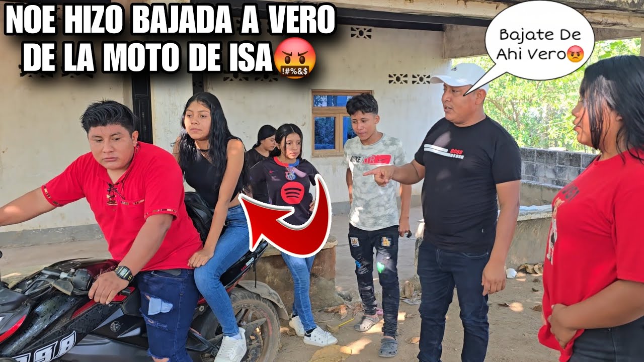 NOE Ahora Si Le Puso Un Alt0 A VERO y A ISA Enfrente De Todos La Bajo De La Moto De ISA🤬😱Que Vergu30