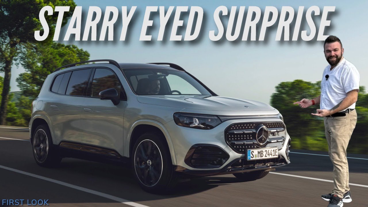 Новый Mercedes GLB 2026 года — новый семейный автобус премиум-класса на 7 мест — первый взгляд — ...