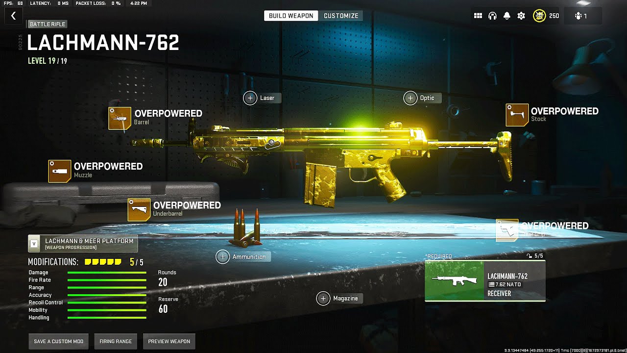 *NOWOŚĆ* 2-STRZAŁOWY LACHMANN 762 jest TERAZ META w MW2! (Najlepsza konfiguracja klasy LACHMANN 7...