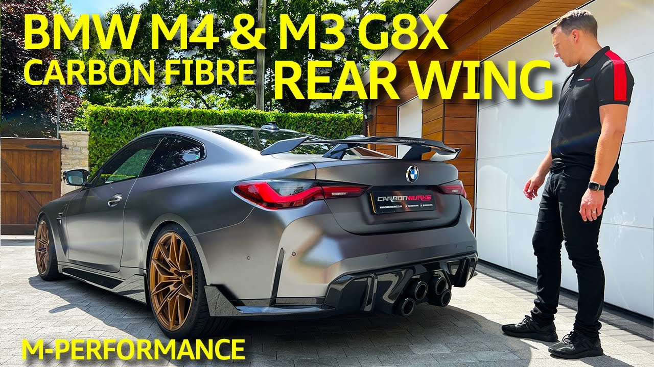 BMW M3 (G80) & M4 (G82) Coupe M-Performance Flow-Through Carbon Fibre Rear Spoiler