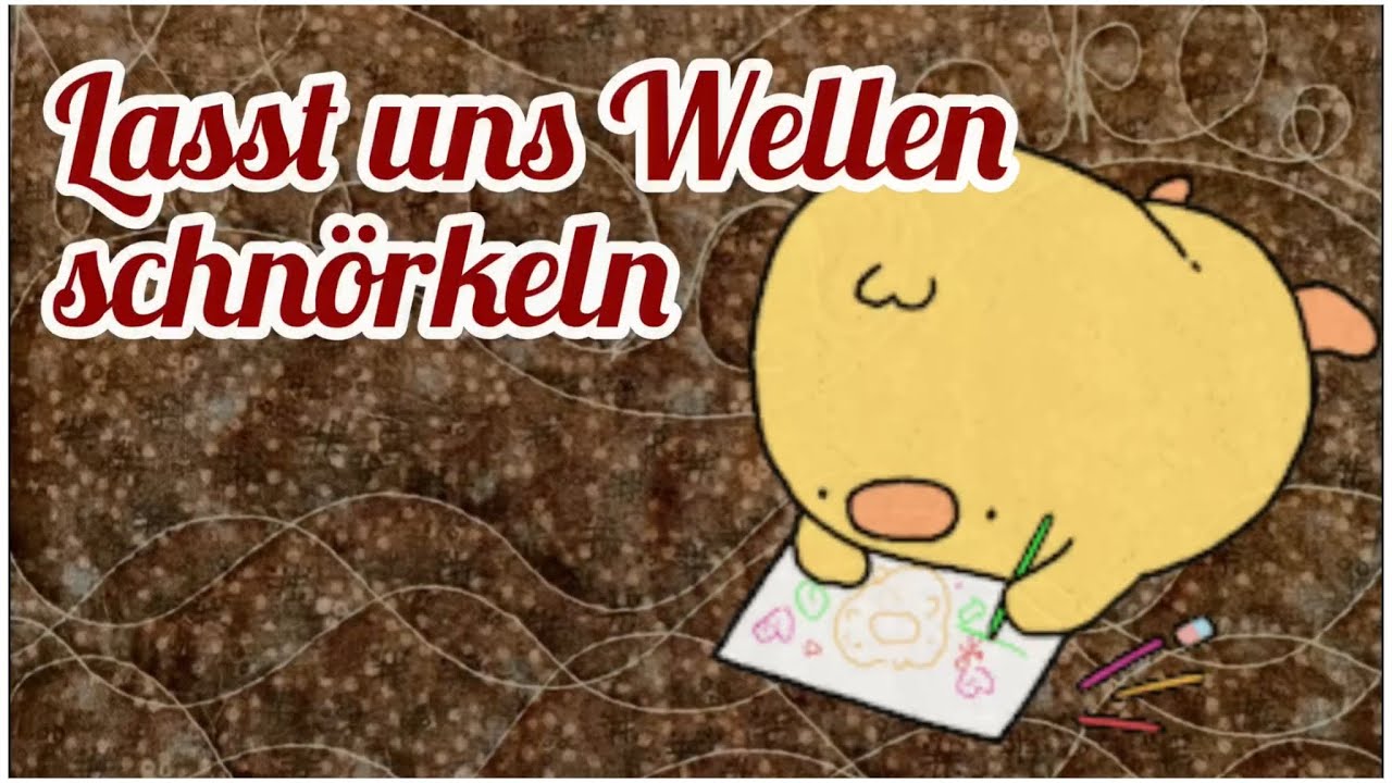 Das einfachste FMQ Quilt-Muster? Mein Vorschlag! Wir planen, schnörkeln & quilten die Wellenlinie 🌊