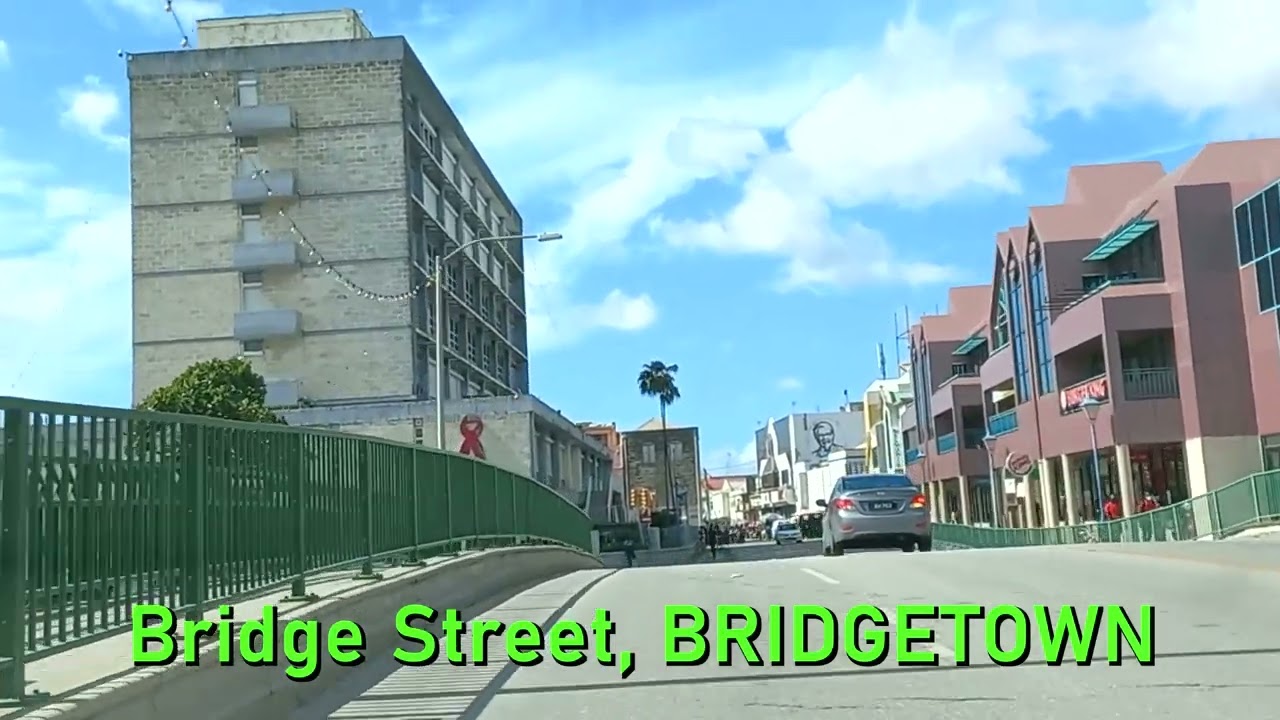 Driving in Barbados - Bridgetown Drive Pt  1
