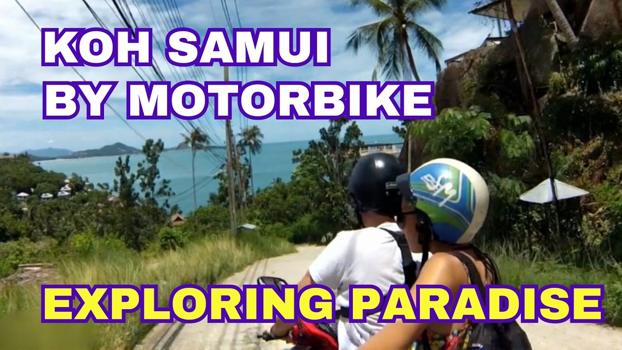 Motorbike trip to Chaweng Shopping and later Fishermans Village Night Market