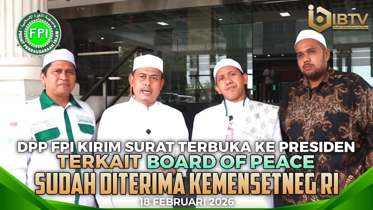 DPP FPI KIRIM SURAT TERBUKA KE PRESIDEN MELALUI KEMENSETNEG RI