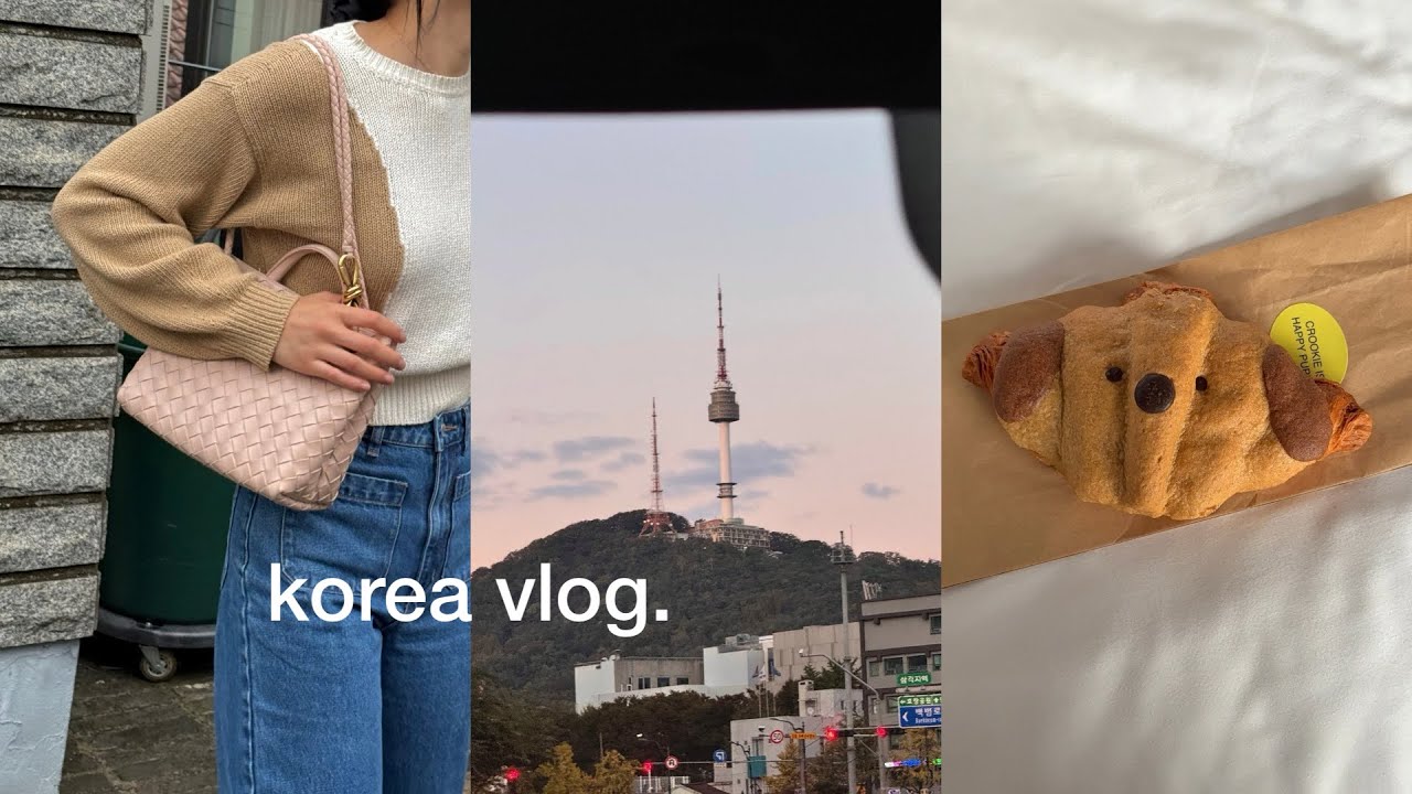 VLOG (eng/kr) | korea vlog but mostly just food 🍞 aesthetic cafes & desserts in seoul & busan