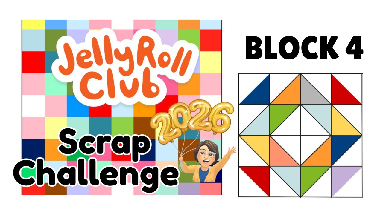 Scrap Challenge 2026:  Block 4 **Free Pattern**