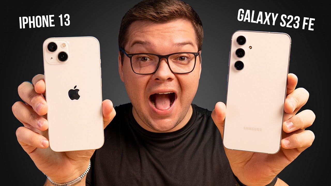 comparei TUDO! Galaxy S23 FE vs iPhone 13! Qual é o MELHOR?